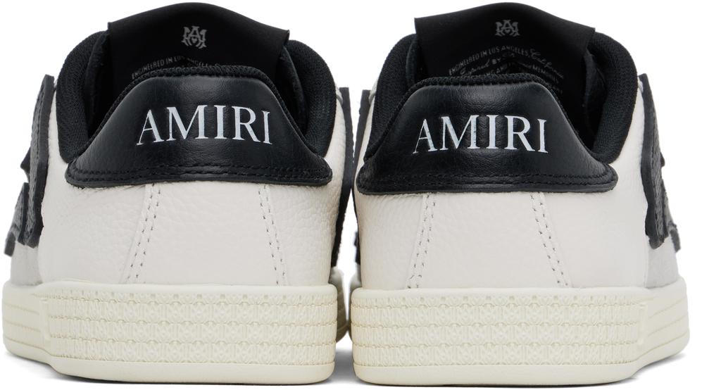 AMIRI Black & White Pacific Bones Sneakers