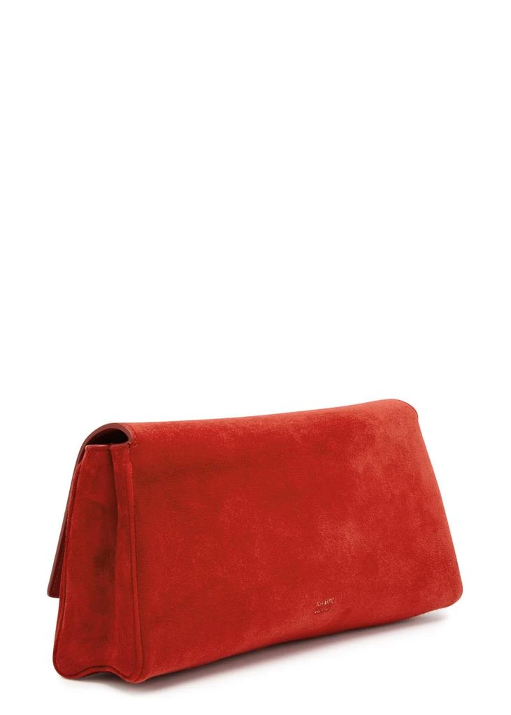 Khaite Audrey suede clutch 2
