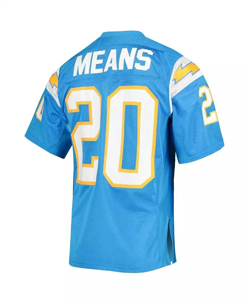 Mitchell and Ness Men
s Natrone Means Powder Blue Los Angeles Chargers Authentic Retired Player Jersey 4
