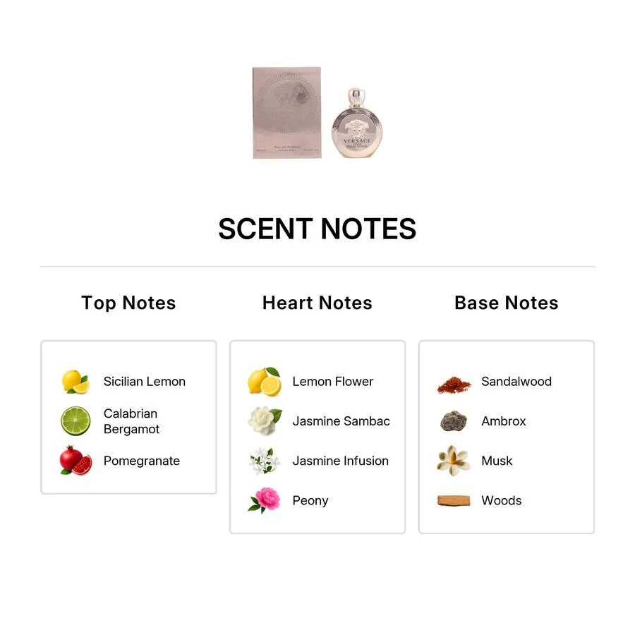 Versace Versace Eros pour Femme Ladies EDP 3