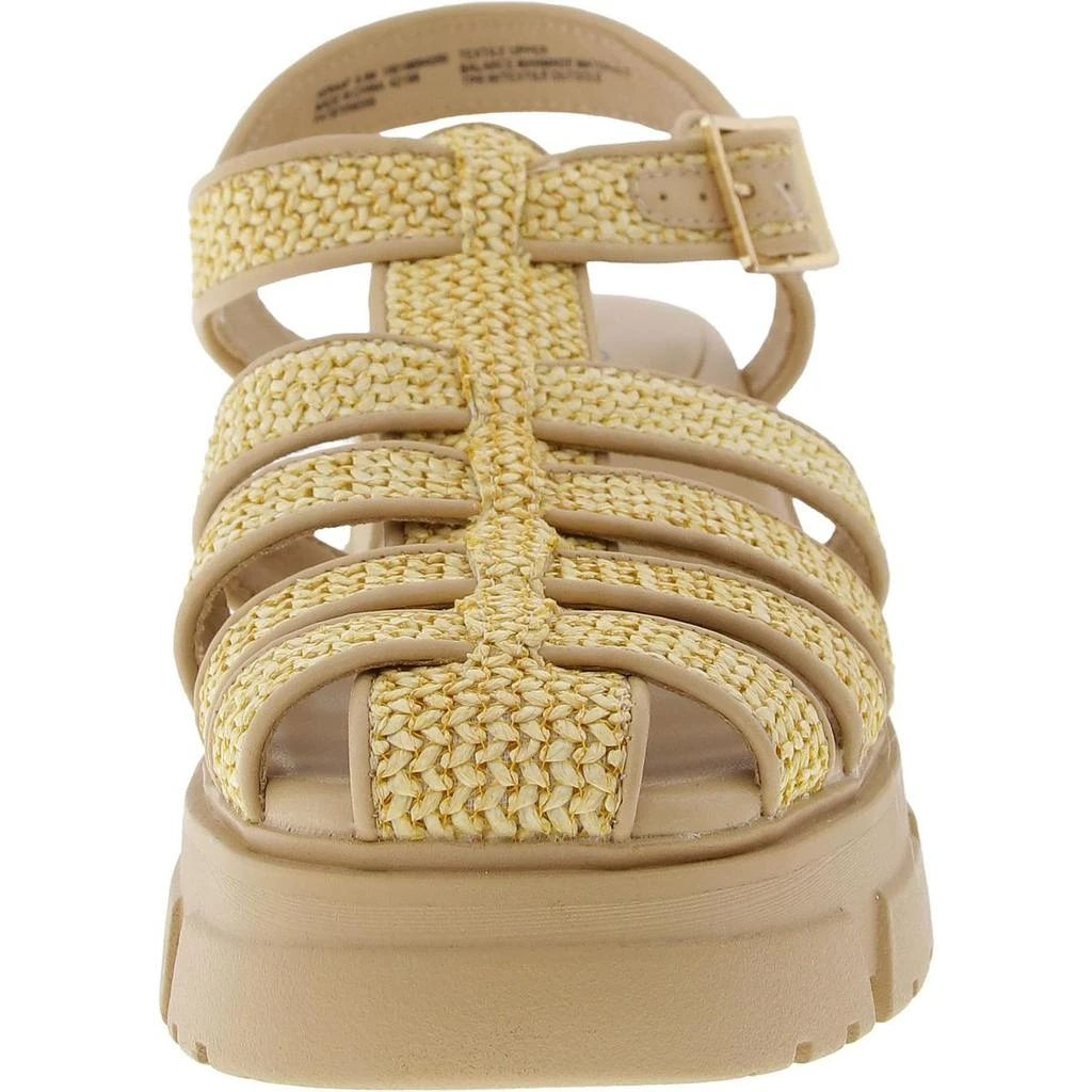Wild Pair Womens Woven Straw Block Heel 2