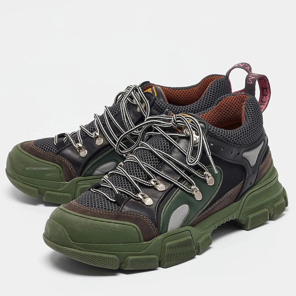 Gucci Gucci Multicolor Canvas and Mesh Flashtrek Sneakers Size 42 2