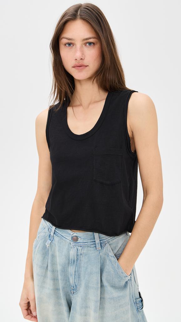 James Perse Vintage Pocket Tank