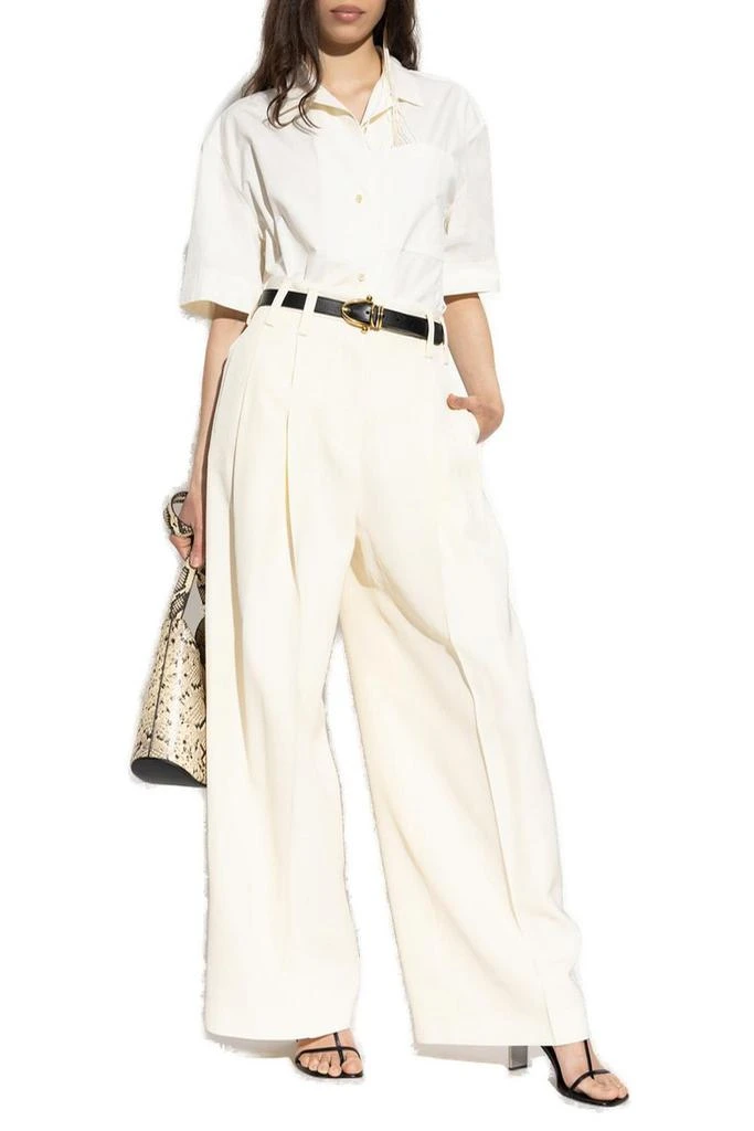 Jil Sander Jil Sander Pleated Wide-Leg Trousers 4