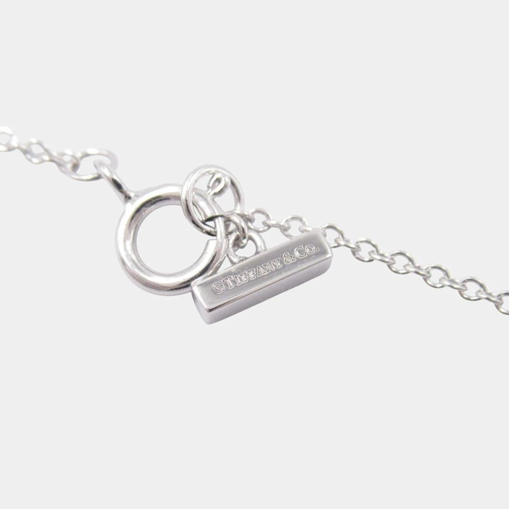 Tiffany & Co. Tiffany & Co. Turquoise Circle Pendant Necklace 18k White Gold Blue Metal 5