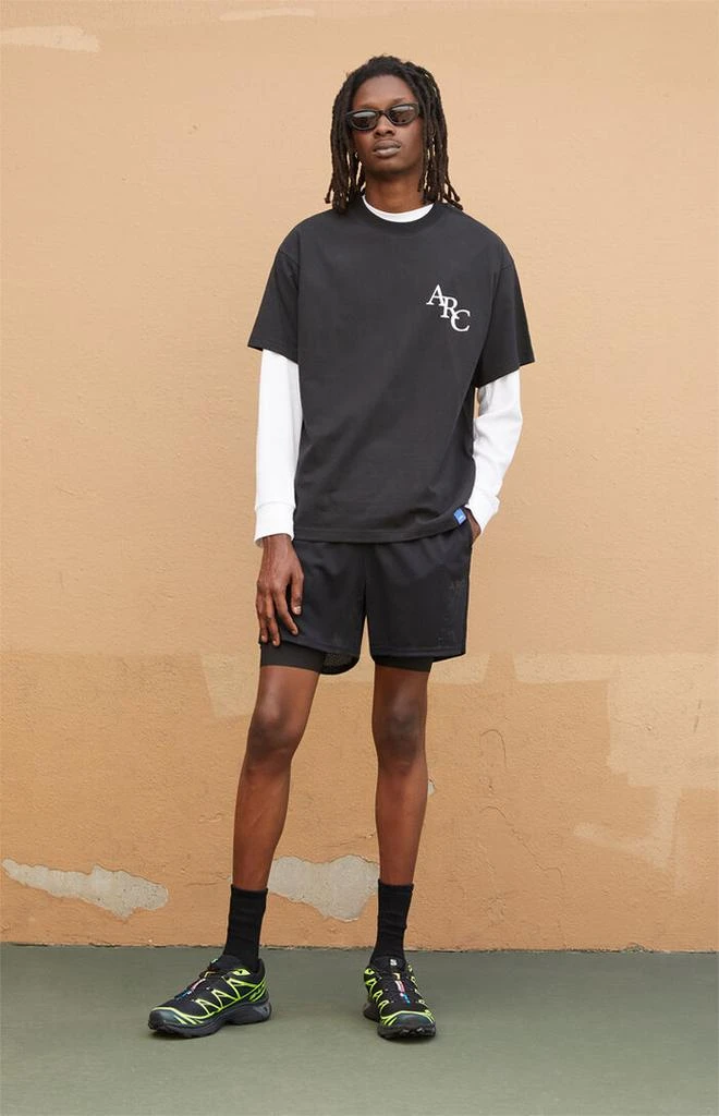 A.R.C. Active Black Mesh 2 in 1 Shorts 6
