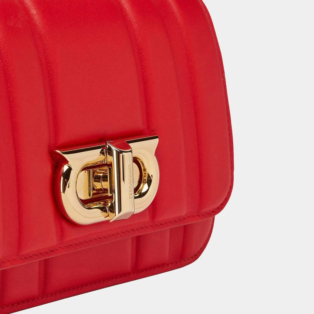 Salvatore Ferragamo Ferragamo Flame red Calfskin leather Mini bag 5