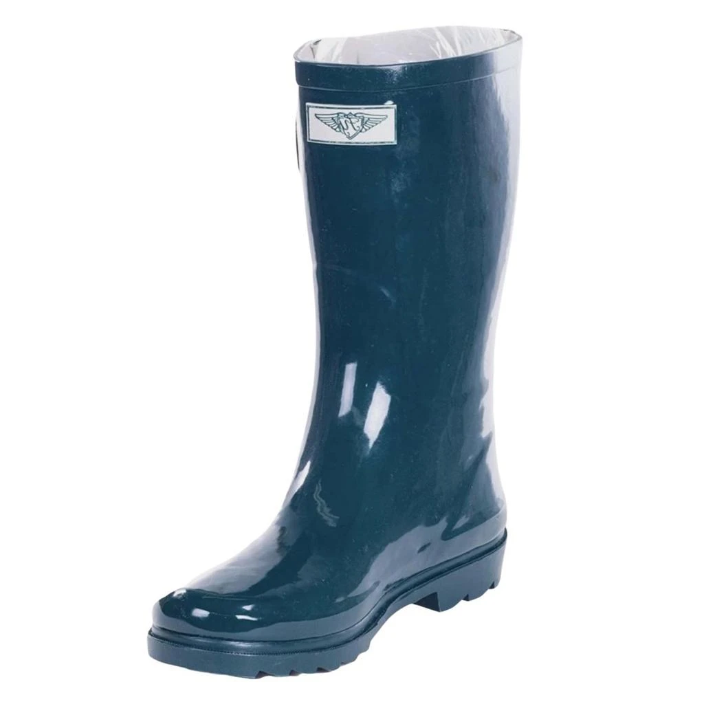 Forever Young Women's Mid-Calf Solid Color Rubber Rain Boots 1