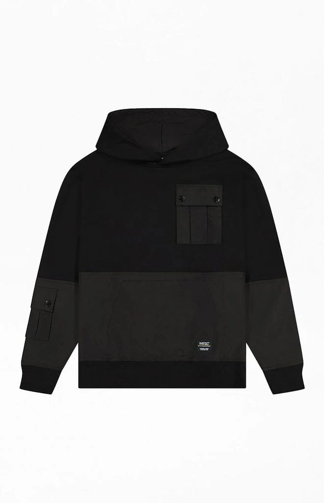 WeSC 90's Mike Utility Color Block Nylon Mix Hoodie 1