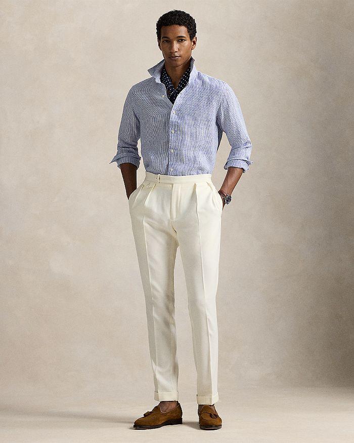 Ralph Lauren Classic Fit Striped Linen Shirt