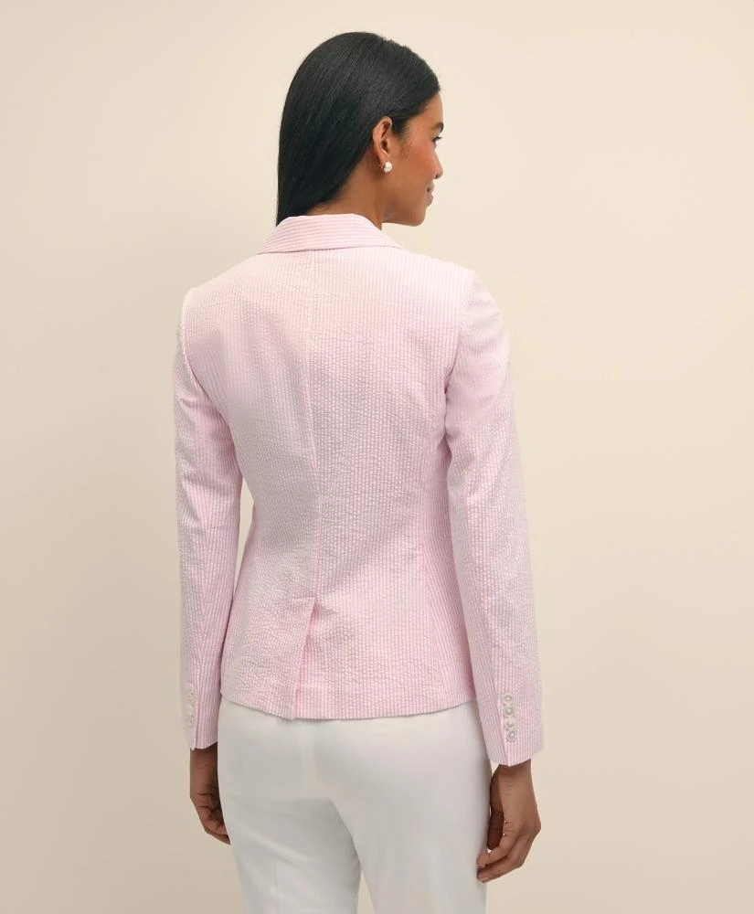 Brooks Brothers Cotton Blend Seersucker Jacket 5