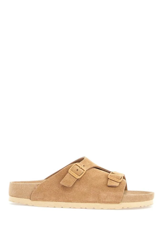 Birkenstock beige suede zurich sandals with adjustable buckles 1