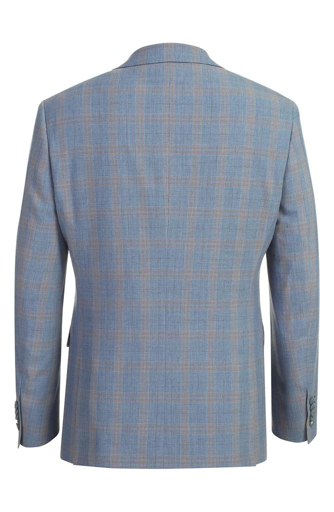 English Laundry Plaid Blue Mélange Suit 7