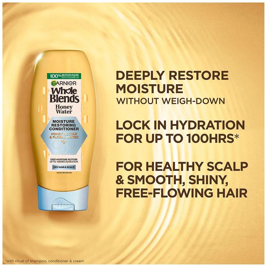 Garnier Whole Blends Honey Water Moisture Restoring Conditioner Honey Nectar & Floral Water 3