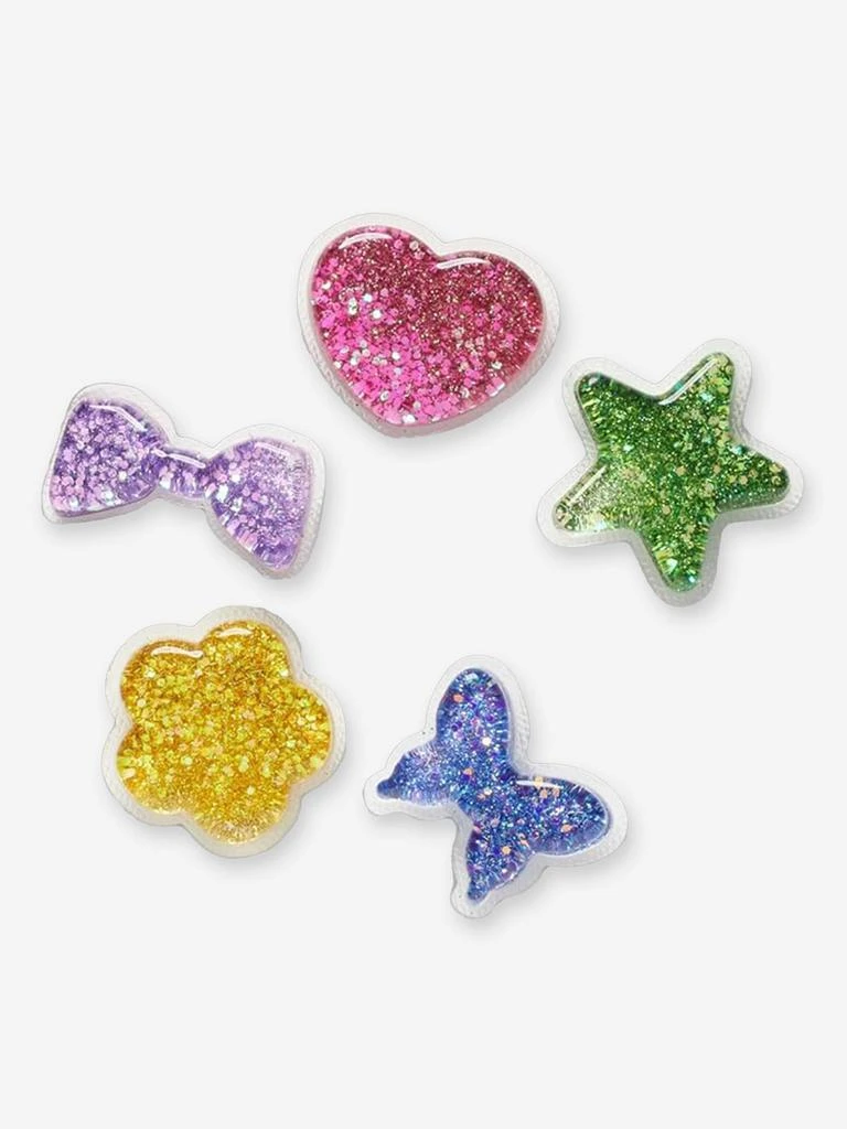 Crocs Crocs Girls UV Changing Squish Jibbitz™ Charm 5 Pack in Multicolour 1