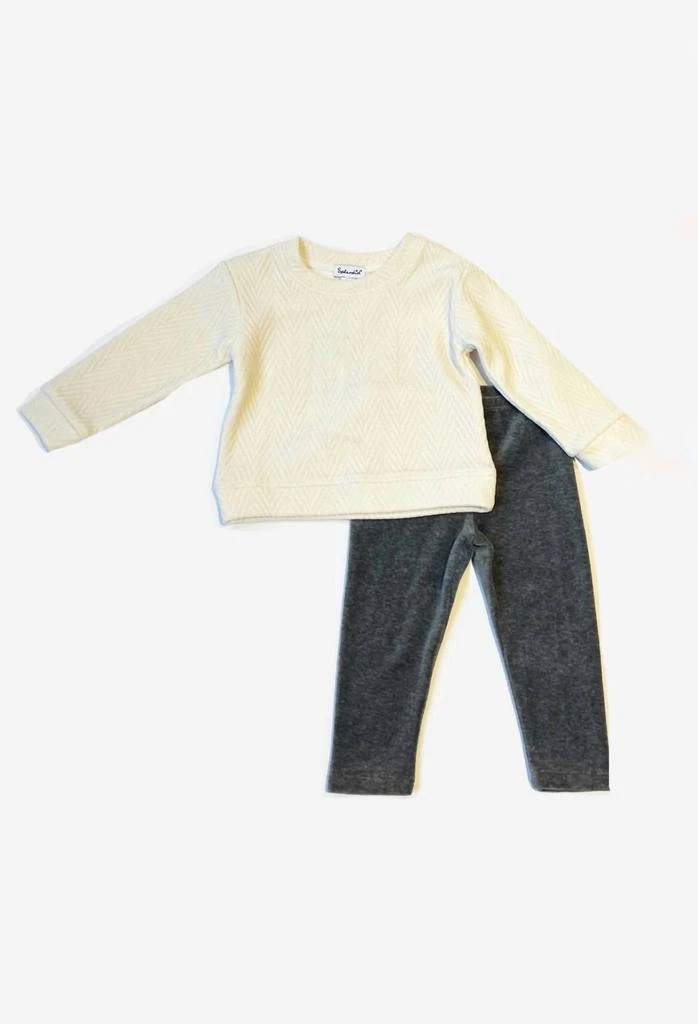 Splendid Splendid - Girl
s Textured Sweatshirt Set