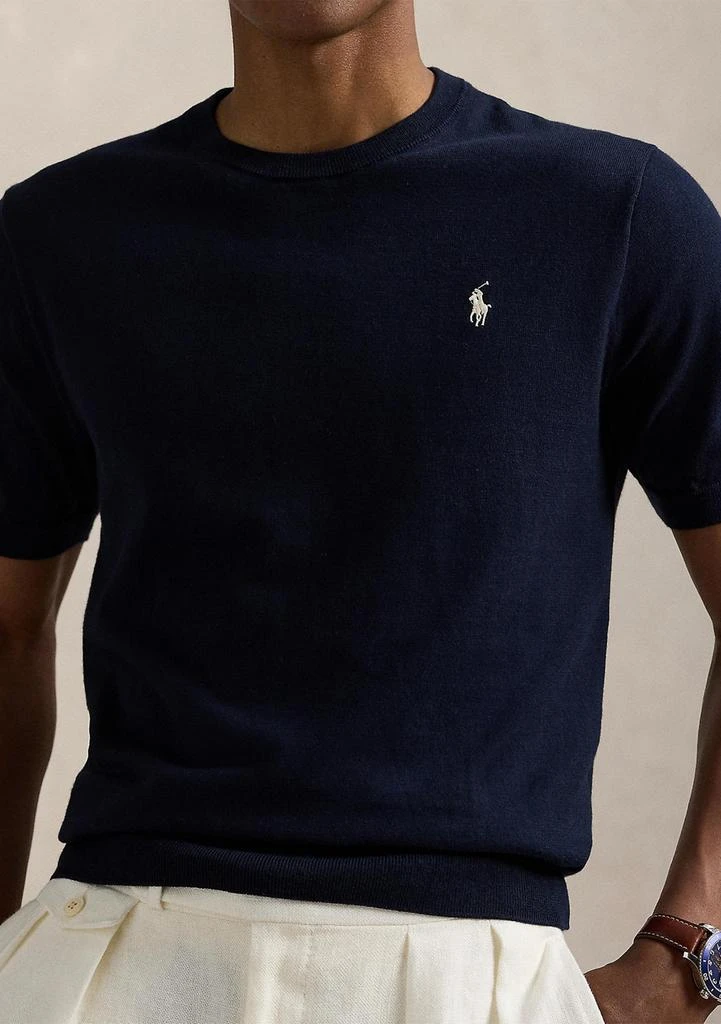Ralph Lauren Cotton Crewneck Short-Sleeve Sweater 3
