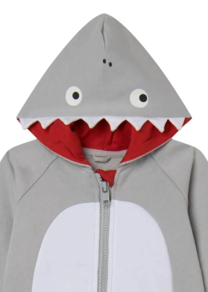 Stella McCartney Stella Mccartney - Baby Boy Zip Up Hoodie With Shark Face Print 2