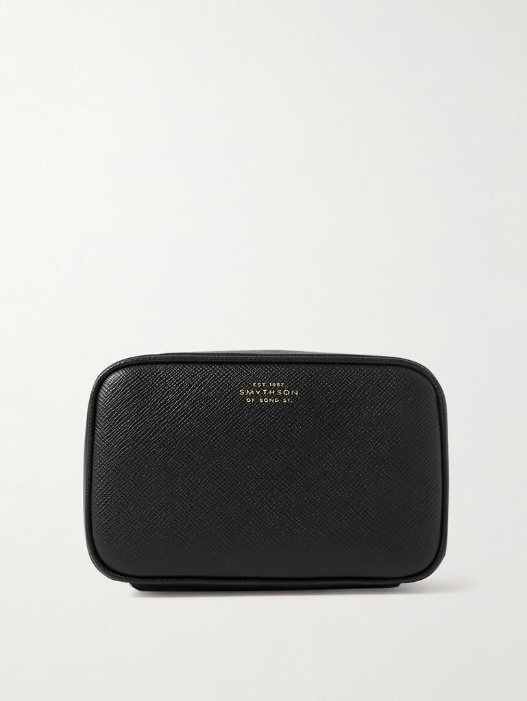 SMYTHSON Panama 纹理皮革化妆包