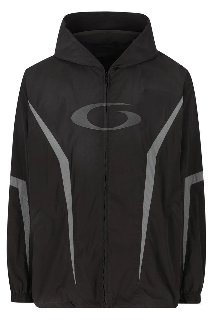 Balenciaga Balenciaga Hooded Zip-Up Jacket 1