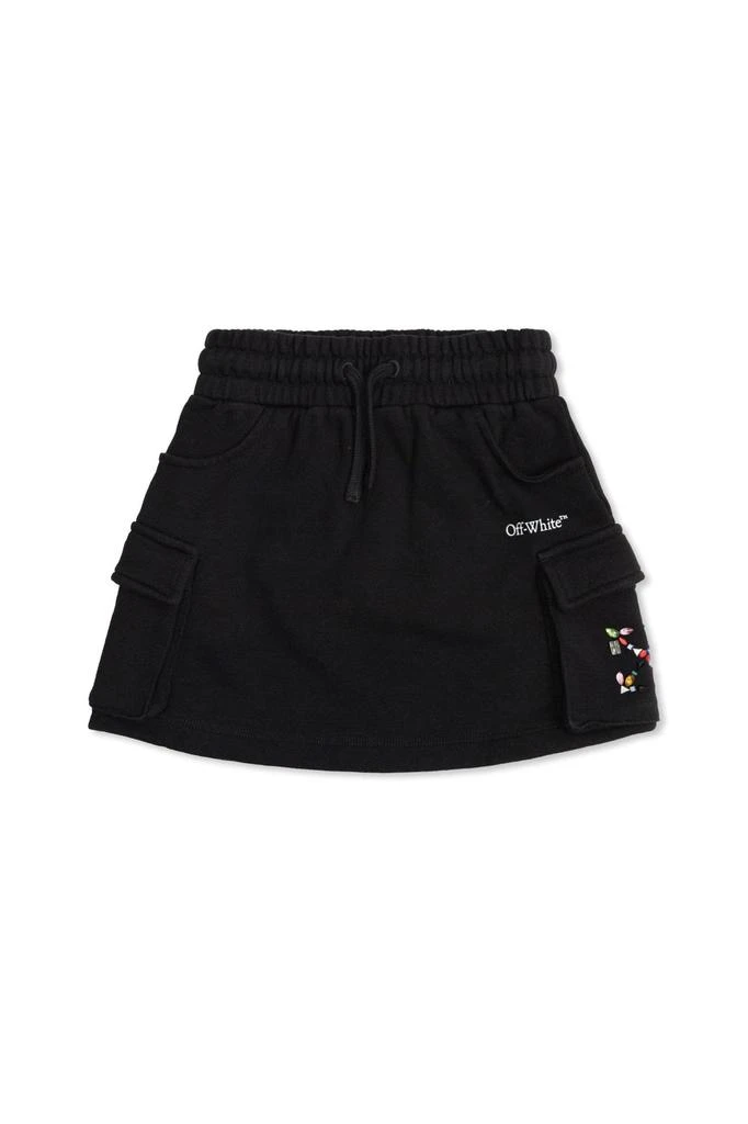 Off-White Off-White Kids Embellished Drawstring Skirt