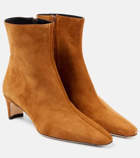 Staud Wally 55 suede ankle boots 1