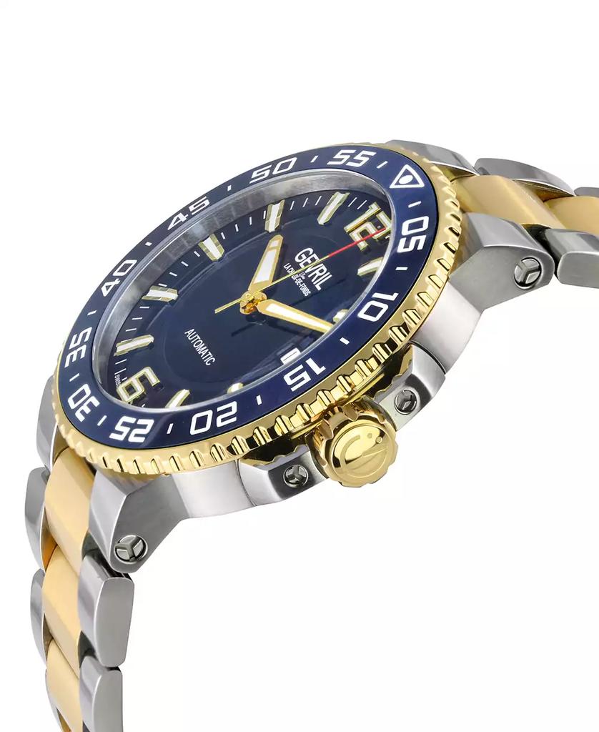 Gevril Men's Riverside Two Tone Stainless Steel Watch