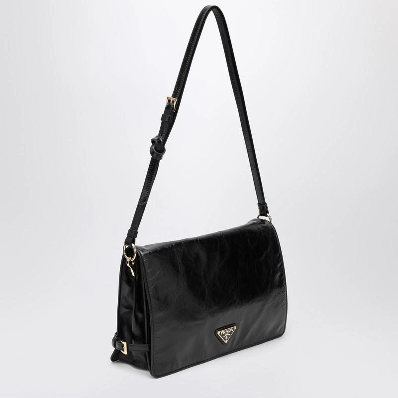 Prada Medium shoulder bag black in leather 3