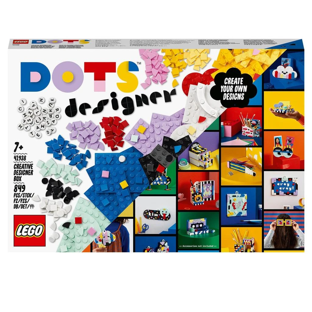 LEGO LEGO DOTS: Creative Designer Box Lots of Extra DOTS: Set (41938)