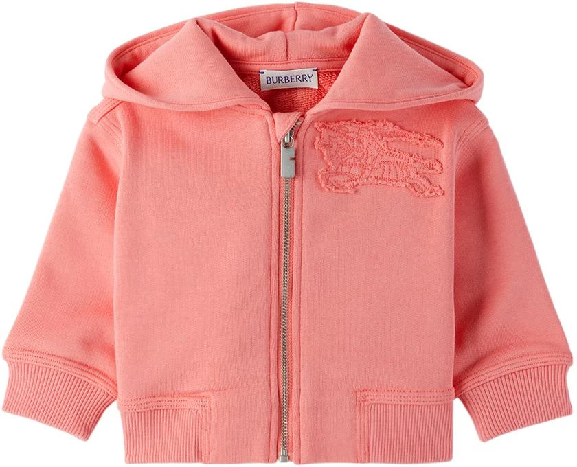 Burberry Baby Pink EKD Zip Hoodie 1