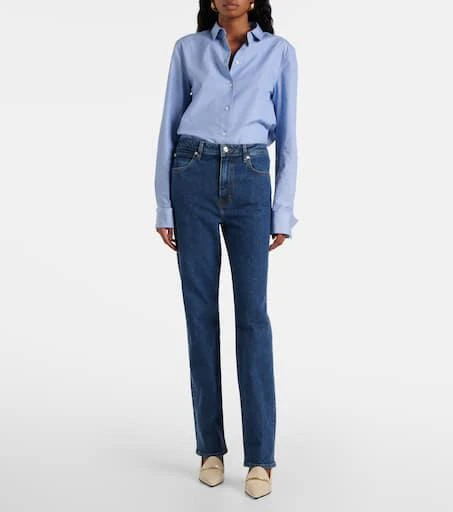 FRAME The Ruler high-rise straight jeans 7