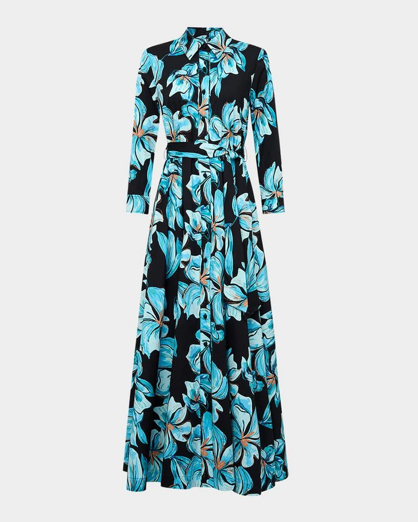Diane von Furstenberg Blaine Floral-Print Midi Shirtdress 1