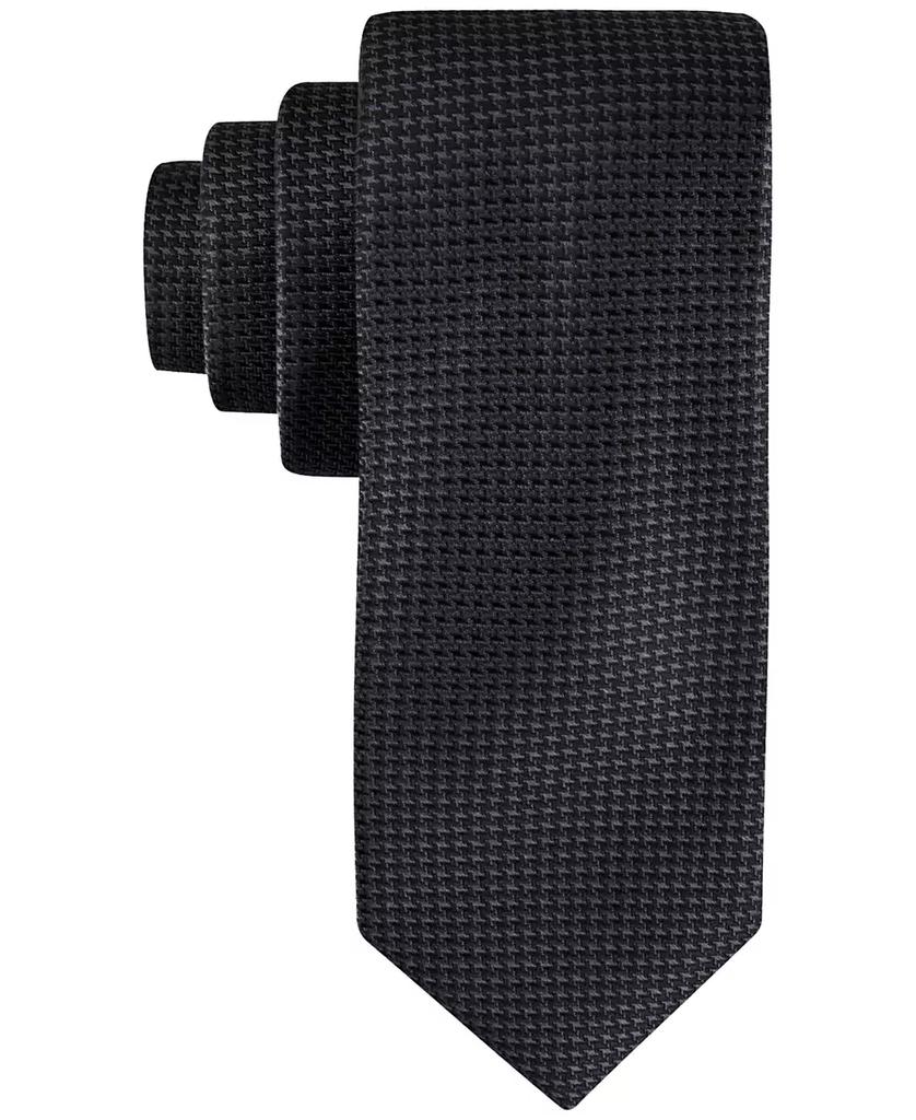 Calvin Klein Men's Indigo Houndstooth Tie