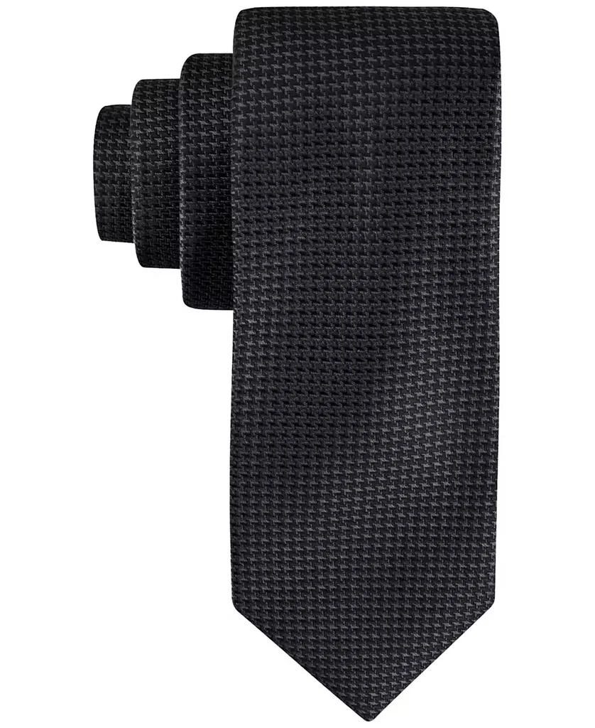 Calvin Klein Men's Indigo Houndstooth Tie 1