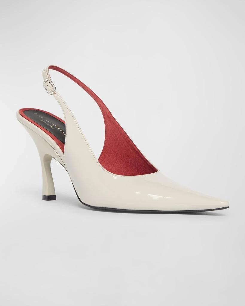 Stella McCartney Elsa Vegan Leather Slingback Pumps 3