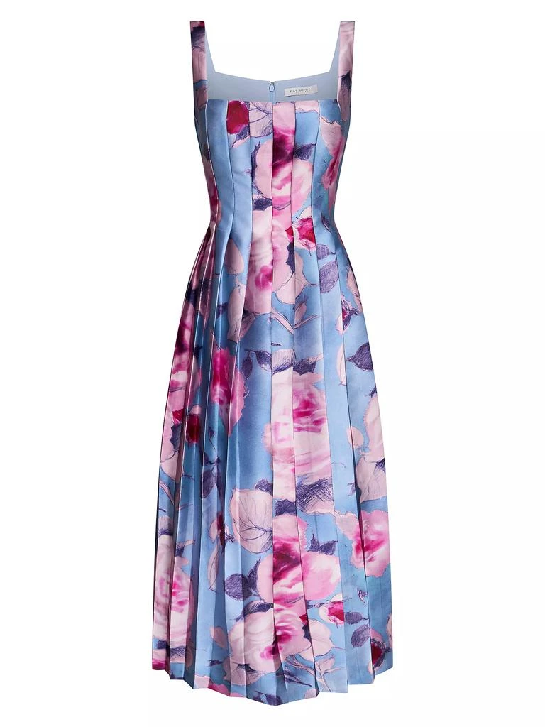 Kay Unger Maeve Rose Seamed Cocktail Dress 1