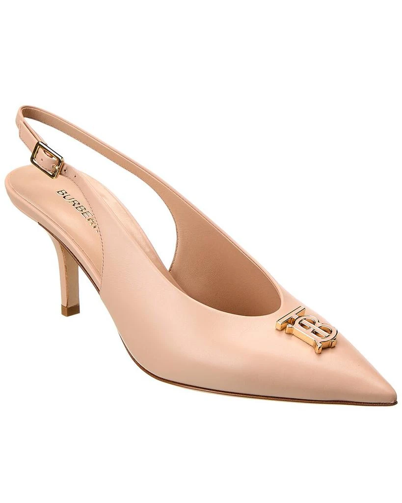 Burberry Monogram Motif Leather Slingback Pump 1