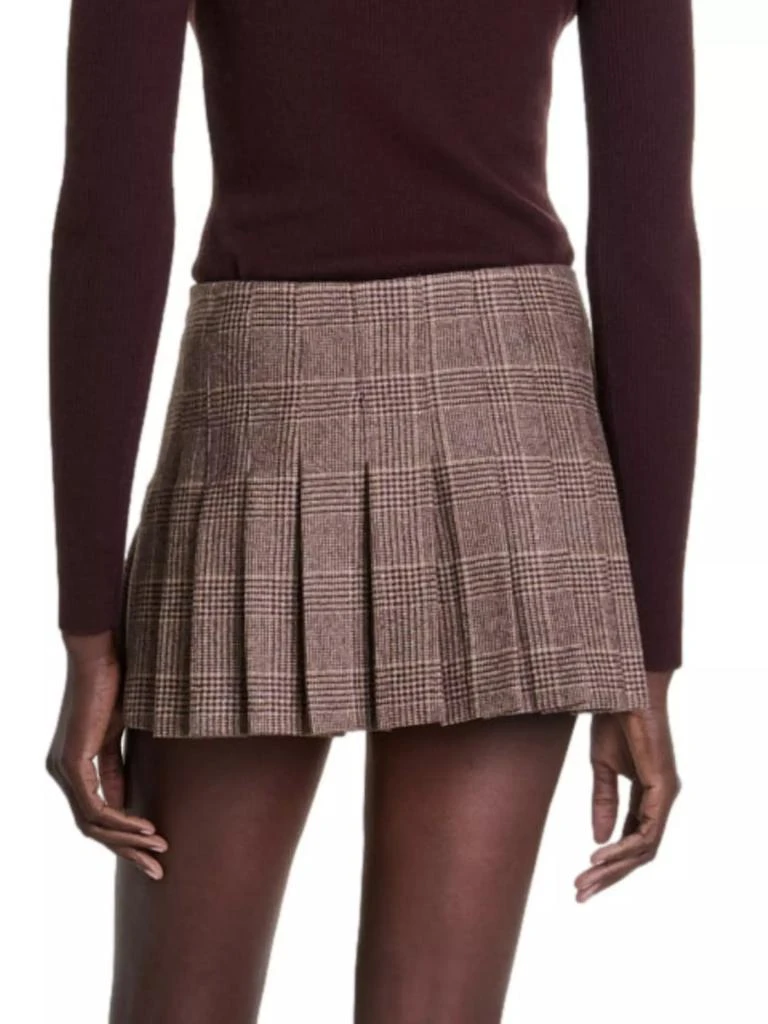 Maje Short Pleated Skirt 4