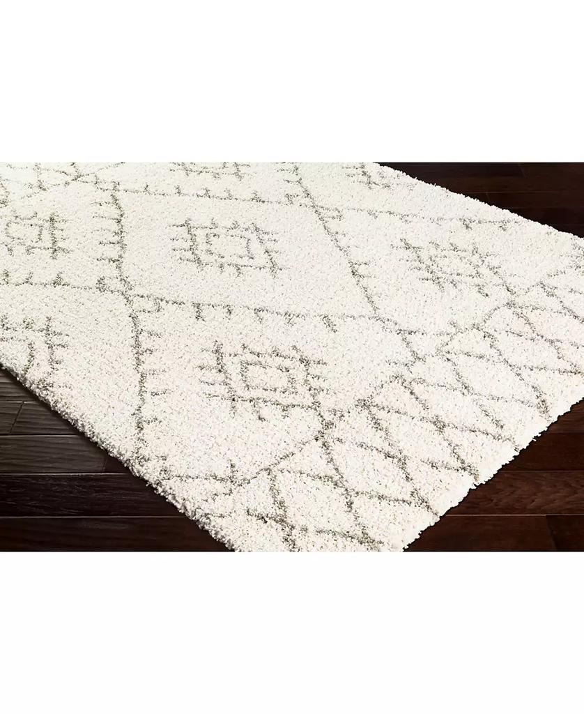 Surya Serengeti Shag SGT-2301 White 7'10" x 10'3" Area Rug