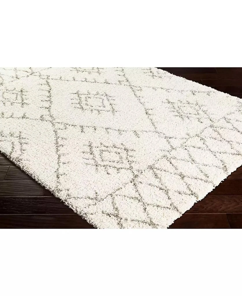 Surya Serengeti Shag SGT-2301 White 7'10" x 10'3" Area Rug 2