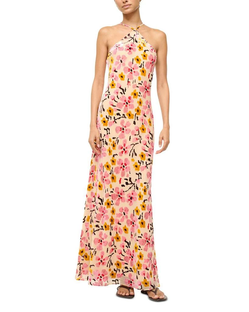 Staud Cubism Halter Dress 1