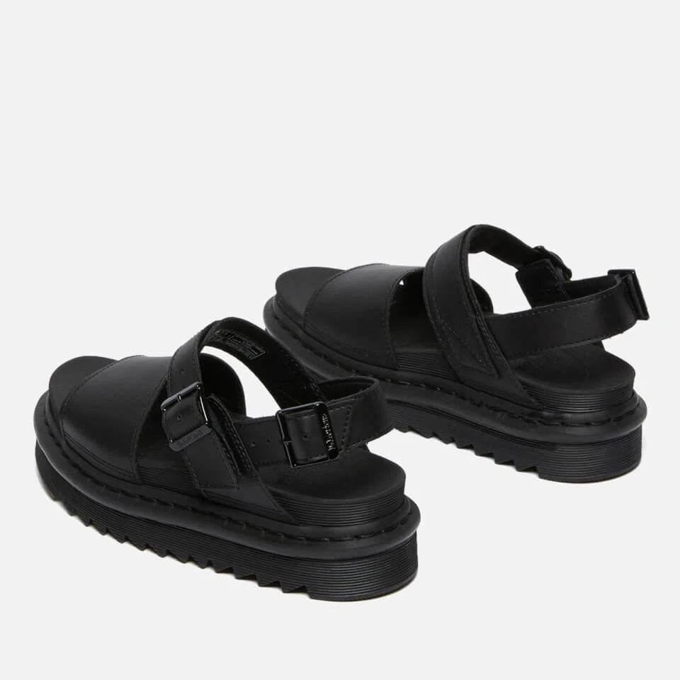 Dr. Martens DR. MARTENS WOMEN'S VOSS LEATHER STRAP SANDALS - BLACK 3