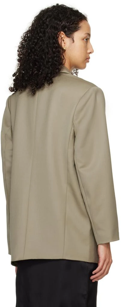 ANINE BING Khaki Quinn Blazer 3