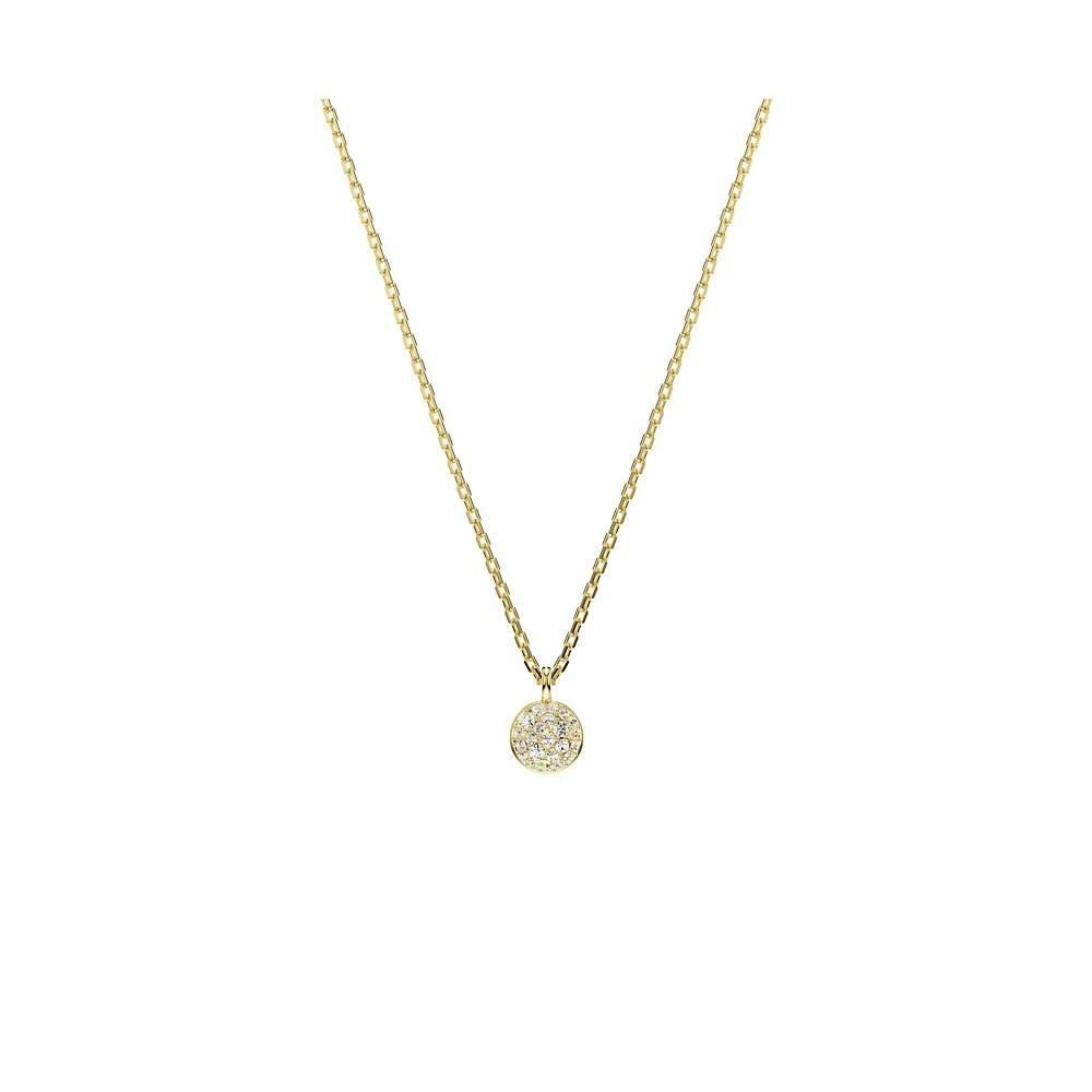 Swarovski White, Rhodium Plated or Rose-Gold Tone or Gold-Tone Meteora Layered Pendant Necklace 5