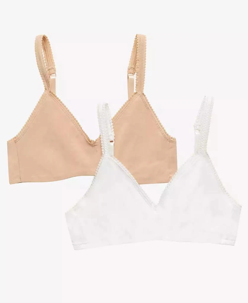 On Gossamer Women's Cabana Cotton Bralette, Pack of 2, 010404P2 1