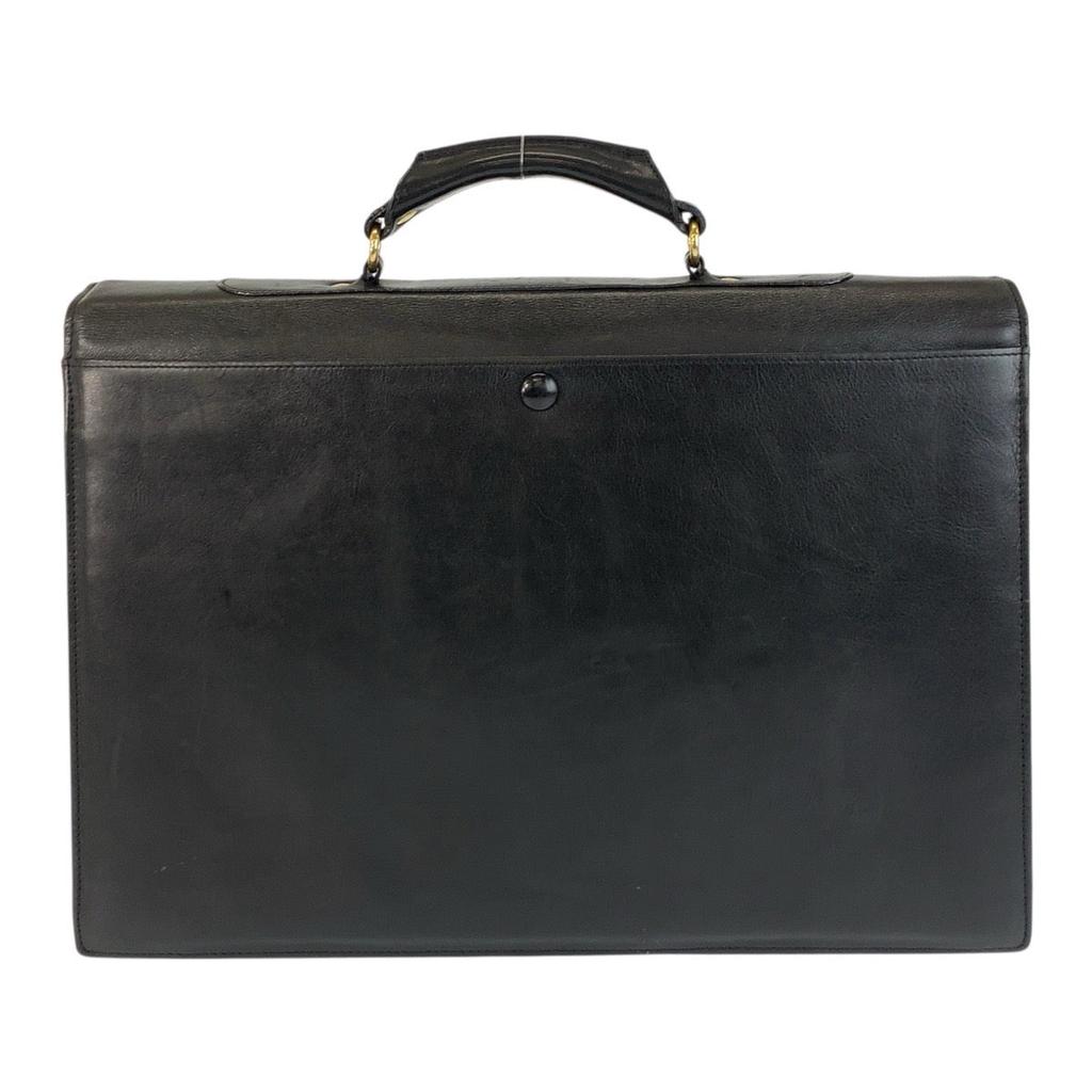 Versace Leather Business Briefcase