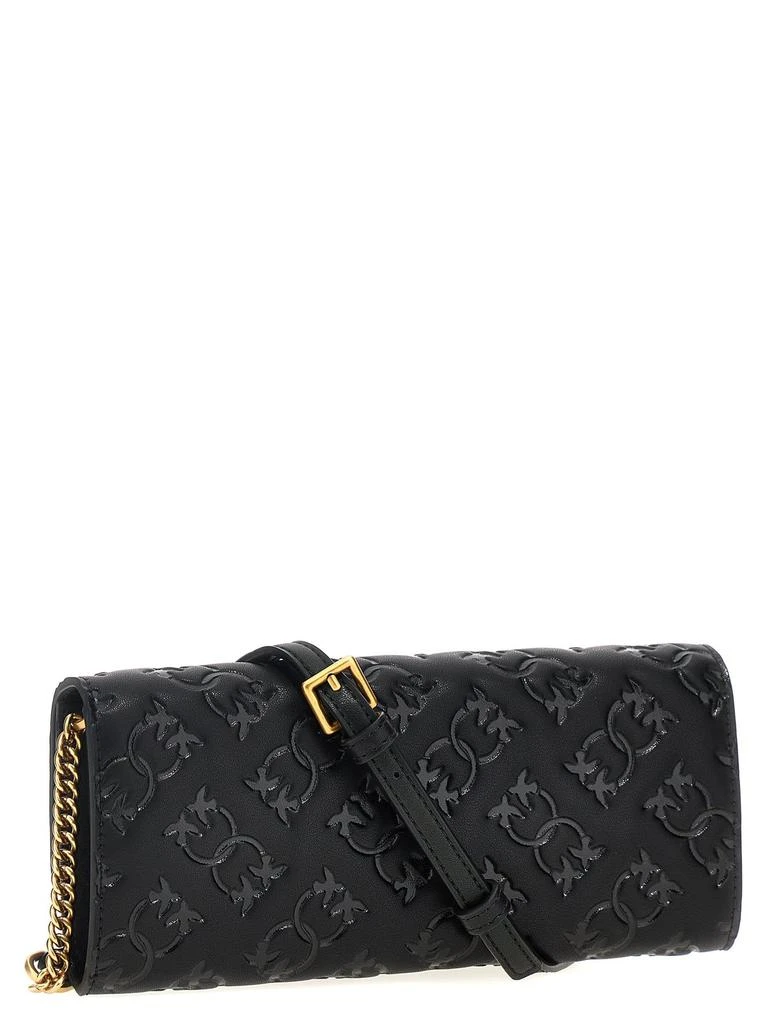 PINKO Pinko Love Birds Embossed Chain-Linked Wallet 2