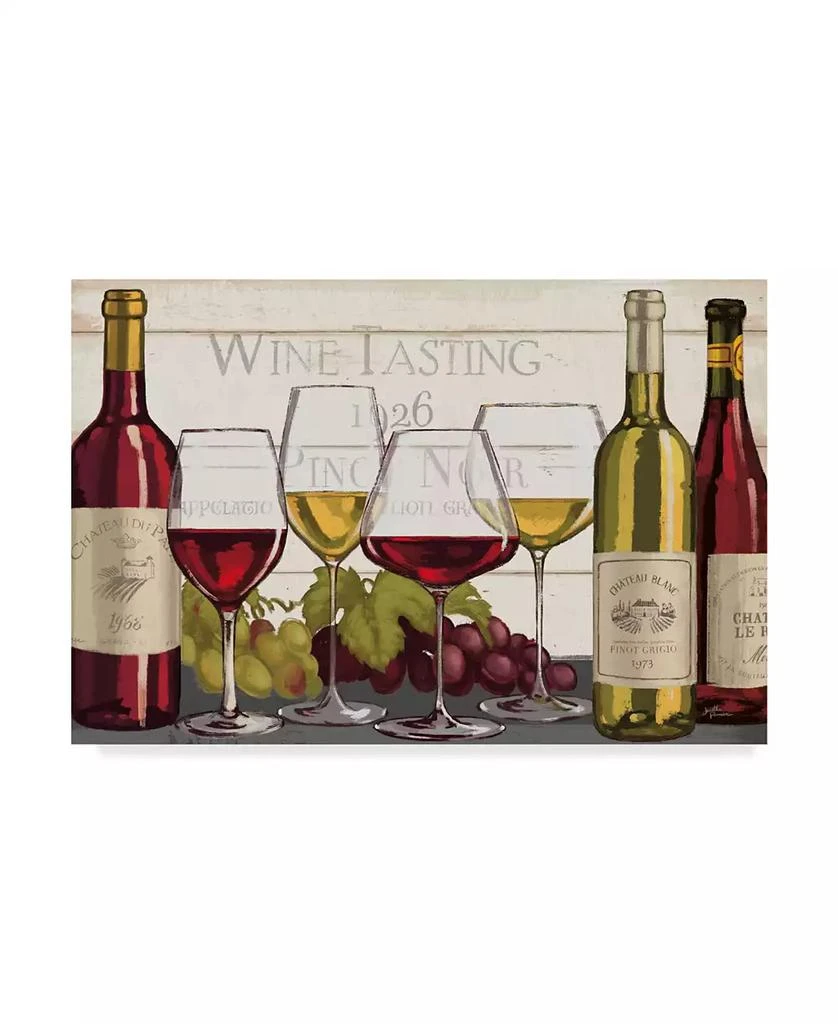 Trademark Global Janelle Penner Wine Tasting Red and White Canvas Art - 15" x 20"