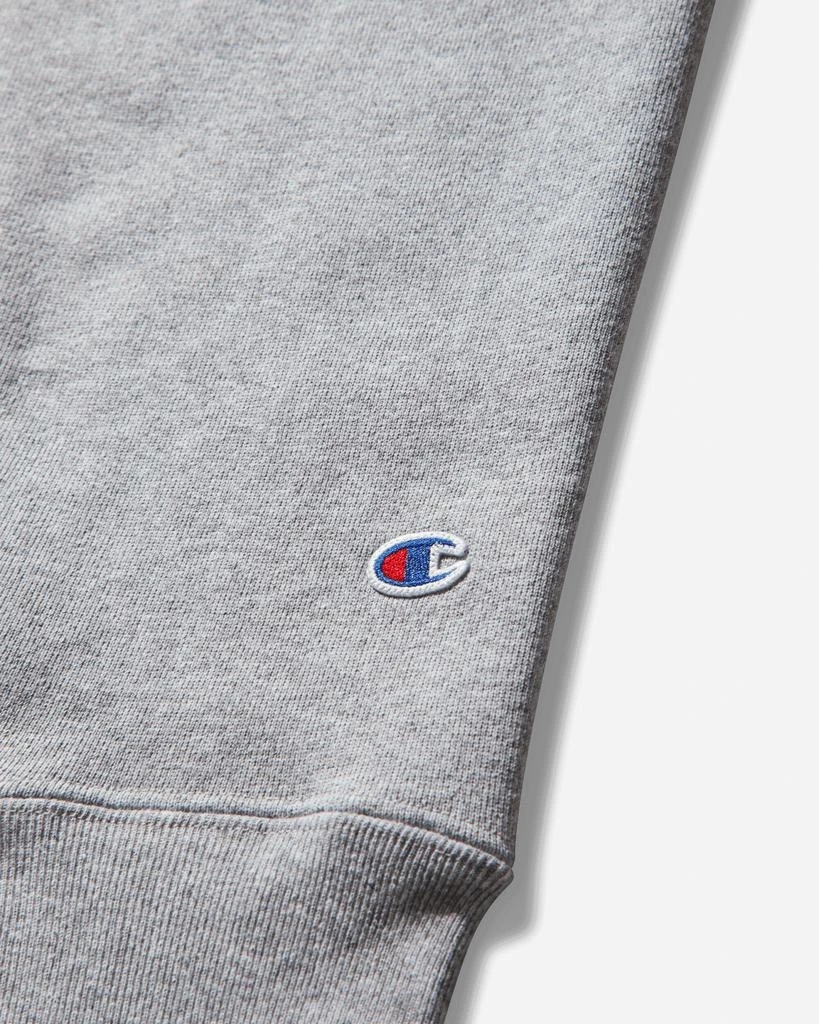 CHAMPION Men's Made in USA Reverse Weave Zipped Hoodie Oxford Grey 4