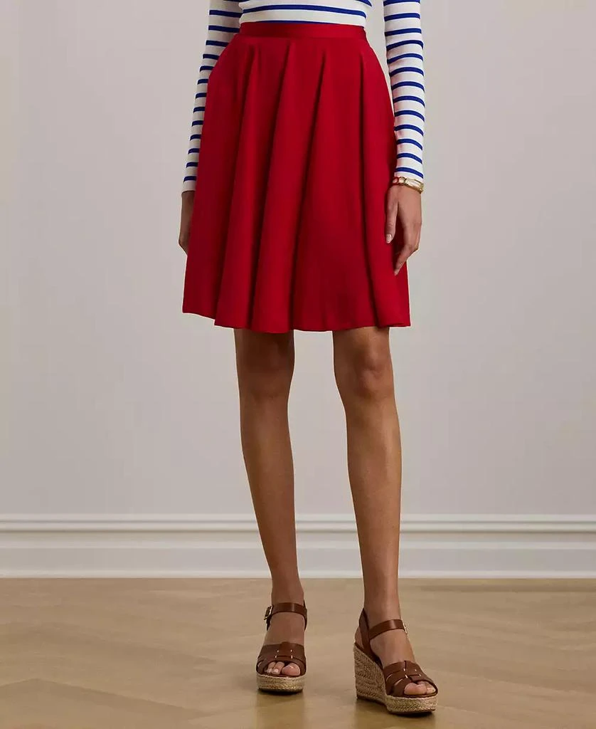 Ralph Lauren Women's Sandwashed Satin A-Line Skirt 2